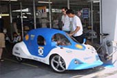 Prototype for an environmental-friendly car: Shell Eco-Marathon 2007